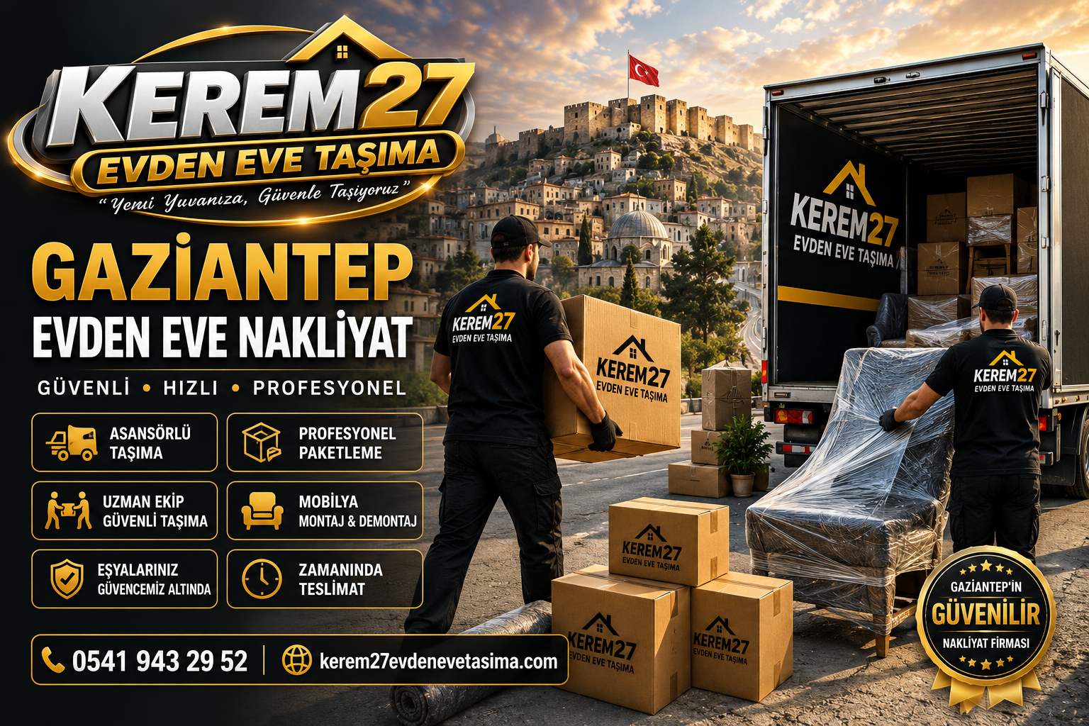 Gaziantep Evden Eve Nakliyat