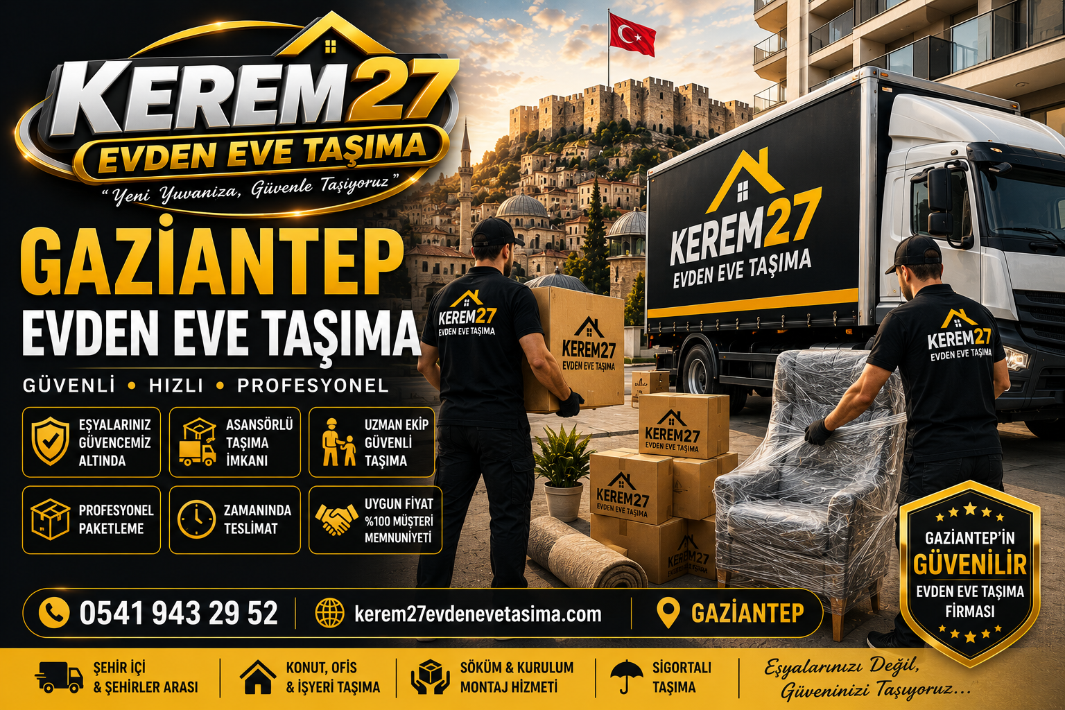 Gaziantep Parça Eşya Taşıma