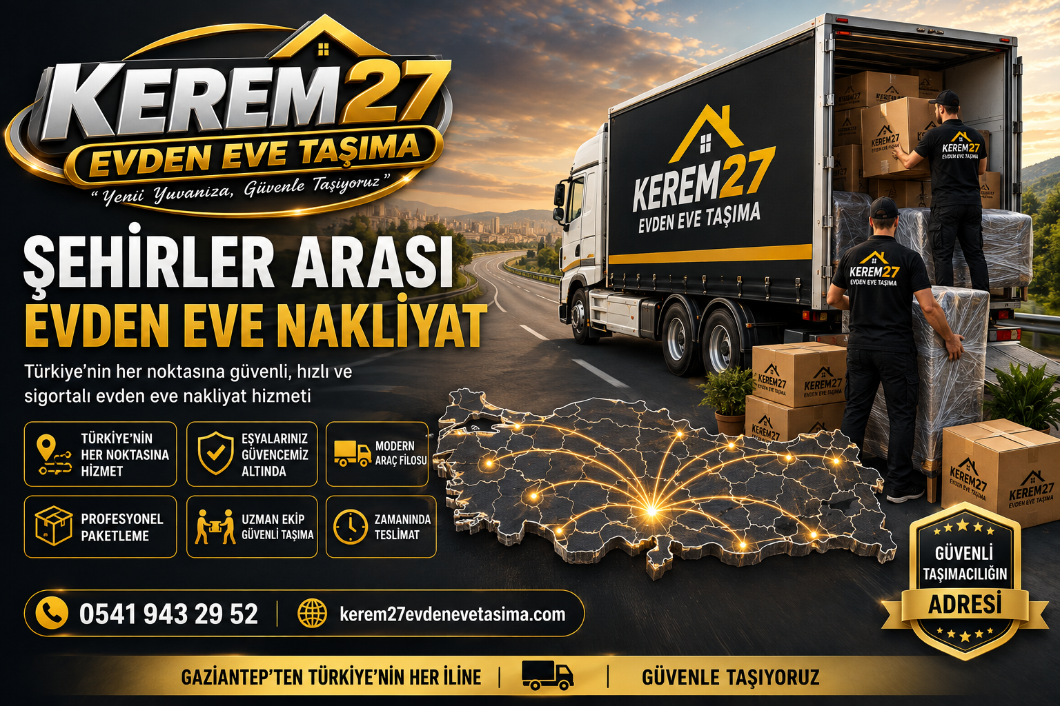 Şehirler Arası Evden Eve Nakliyat